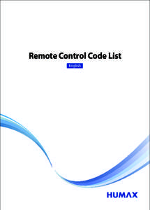 RCU Code list_MDB1.3.indd