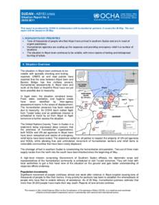 Microsoft Word - OCHA Situation Report #6 on Abyei Crisis 26 May 2011 final.doc