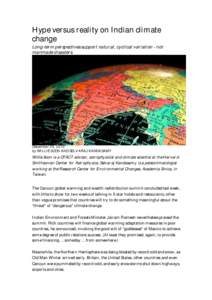 Climatology / Effects of global warming / Intergovernmental Panel on Climate Change / Global warming / Current sea level rise / IPCC Third Assessment Report / Global warming controversy / Effects of global warming on South Asia / Climate change / Environment / Climate history