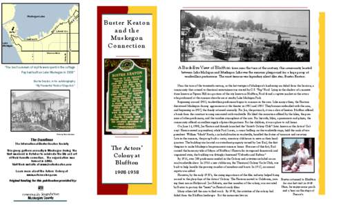 Geography of Michigan / Joe Roberts / Muskegon /  Michigan / Joe Keaton / Keaton / Muskegon Lake / Edgewater /  Chicago / Vaudeville / Buster Keaton / Entertainment / Cinema of the United States