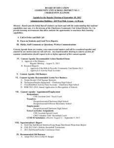 Microsoft Word - Sept 18, 2013 Regular Board Agenda.doc