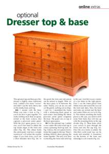 Optional Dresser Top & Base