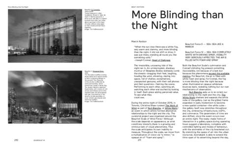 More Blinding that the Night  NIGHT: RHYTHMS Beaufort 0: Cumulus, Tomás Saraceno’s video
