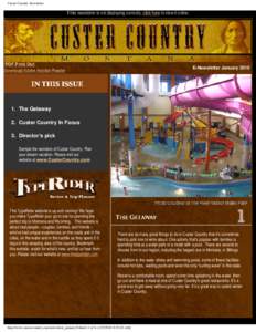 Custer Country Newsletter