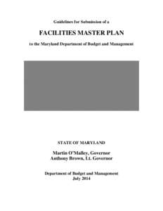 Facilities Master Plan Guidelines for Submission