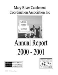 MRCCC 2001 Annual Report  1 Item