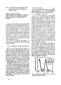 §40. The Measurement of Magnetic Field Fluctuation with Heavy Ion Beam Probe on LHD Shimizu, A., Ido, T., Nishiura, M., Nakano, H. (Chubu Univ.), Ohshima, S. (Osaka Univ.), Kato, S., Nishizawa, A. (Tono Geoscience Cente