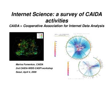 Routing protocols / Internet protocols / IPv6 / Routing / Cooperative Association for Internet Data Analysis / Internet standards / Network mapping / Network architecture / Internet / Computing