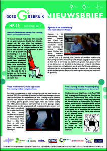 NR 29  December, 2013 Nationale Nederlanden ontdekt Free Learning Nieuwe module beeldschermwerk