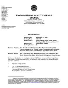 Members Sen. Beverly Gard, Chairperson Sen. Lindel Hume Sen. Marvin Riegsecker Sen. Vi Simpson Rep. David Wolkins