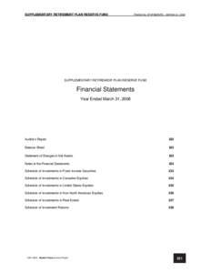 Alberta Finance[removed]Annual Report - Financial Statements