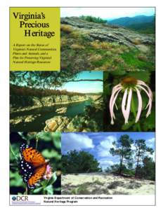 Virginia’s Precious Heritage A Report on the Status of Virginia’s Natural Communities, Plants and Animals, and a