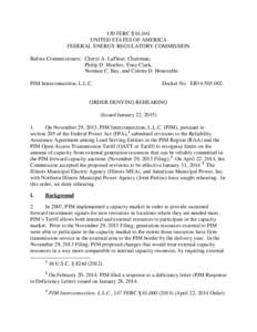 150 FERC ¶ 61,041 UNITED STATES OF AMERICA FEDERAL ENERGY REGULATORY COMMISSION Before Commissioners: Cheryl A. LaFleur, Chairman; Philip D. Moeller, Tony Clark, Norman C. Bay, and Colette D. Honorable.