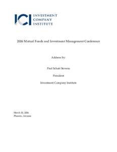 Financial services / Pension / Internal Revenue Code / Personal finance / Mutual fund / Defined contribution plan / Retirement / Christopher Cox / 401 / Financial economics / Investment / Economics