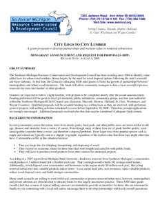 Forestry / Geography of Michigan / Committee on Institutional Cooperation / North Central Association of Colleges and Schools / Oak Ridge Associated Universities / Emerald ash borer / Southeast Michigan / Forest product / Lumber / Timber industry / Business / Wood