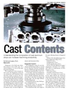 MAY[removed]VOLUME 60 / ISSUE 5  Cast Contents Sumitomo Electric Carbide