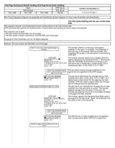 Web Page Caching and Refresh Handling (Web Page Revisit Cache Handling) Client HTTP Server Web Browser Web Server Port 1368