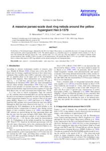 Astronomy & Astrophysics A&A 552, L6DOI: 