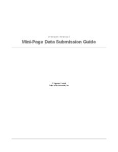 S U P R E M E W E B PA G E  Mini-Page Data Submission Guide  Supreme Council Order of the Amaranth, Inc.