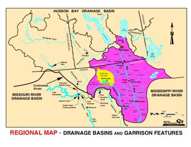 HUDSON BAY DRAINAGE BASIN RIO ONTA Lake Winnipeg