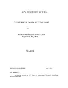 Land Acquisition Act / United States Constitution / Federal Investigation Agency Act / Property law / Law / India