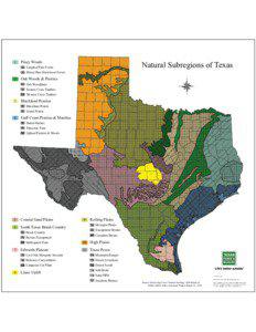 Natural Subregions of Texas