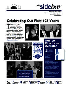 sidebar  the THE NEWSLETTER OF THE WESTMORELAND BAR ASSOCIATION