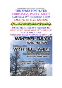 Counties of England / Chagford / Christmas music / Uncle Tom Cobley / Den Brook Wind Farm / Christmas / Devon / Dartmoor / Spreyton
