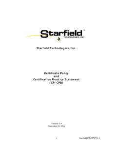 Microsoft Word - Starfield CP-CPS V1.4-Final.doc