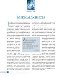 CHAPTER XVII  MEDICAL SCIENCES J