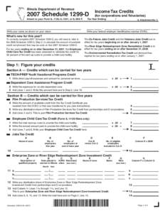 Use your mouse or Tab key to move through the fields. Use your mouse or space bar to enable check boxes. Illinois Department of Revenue