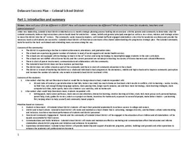 Microsoft Word - Colonial RTTT Plan FINAL FINAL[removed]doc