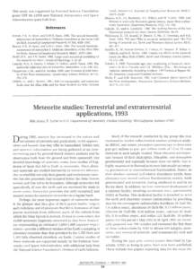 Fluid dynamics / Chondrite / Carbonaceous chondrite / Meteorite / H chondrite / Ordinary chondrite / L chondrite / Enstatite chondrite / Impact event / Meteorite types / Astronomy / Planetary science