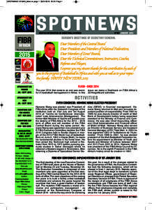 SPOTNEWS  SPOTNEWS 107ANG_Mise en page[removed]:20 Page 1 MONTHLY INFORMATION ON BASKETBALL IN AFRICA