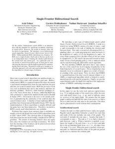 Graph theory / Heuristic function / A* search algorithm / Breadth-first search / Bidirectional search / Iterative deepening depth-first search / Admissible heuristic / Shortest path problem / Heuristic / Search algorithms / Mathematics / Artificial intelligence