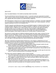 Microsoft WordNVIC Statement Opposing AB 2109.doc