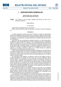 Disposicióndel BOE núm. 263 de 2009