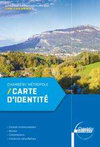 Supplément rapport d’activitésMise à jour juin 2014 Chambéry métropole  / carte