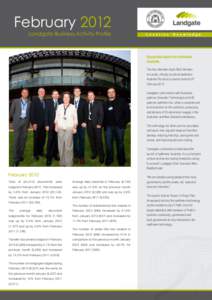 February 2012 Landgate Business Activity Profile Successful launch for earthmine Australia The Hon. Brendon Grylls MLA, Minister