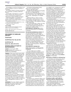 Federal Register / Vol. 79, No[removed]Thursday, May 8, [removed]Proposed Rules (iii) Intelligence activities (including covert action), intelligence sources or methods, or cryptology; (iv) Foreign relations or foreign activ