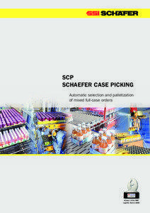 SCP SCHAEFER CASE PICKING Automatic selection and palletization