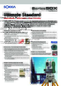 SURVEYING INSTRUMENTS  Series50X Ultimate Standard