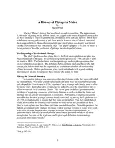 Microsoft Word - History of Pilotage in Maine[removed]doc