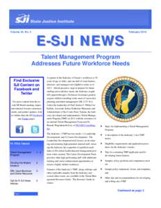 E-SJI NEWS  Volume 24, No. 5 February 2014