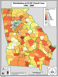 Distribution of GLSP Closed Cases[removed]Fannin Dalton #