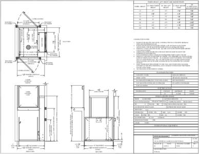 TOWER HEIGHT, LIFT HEIGHT AND ANCHOR POINTS (A) MAIN TOWER HEIGHT (B) MAX LIFT HEIGHT