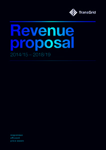 Energy / Monopoly / TransGrid / Electric power transmission systems / Capital expenditure / Electric power transmission / Electricity market / Consumer price index / Finance / Electric power / Electromagnetism / Electric power distribution