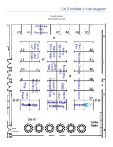 2015 Exhibit Room Diagram  Westin Seattle Grand Ballroom I & II  