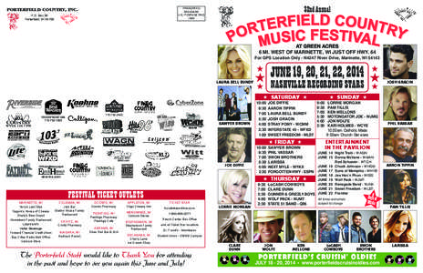 PORTERFIELD COUNTRY, INC.  32nd Annual PRESORTED STANDARD