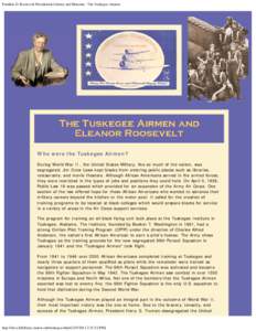 Franklin D. Roosevelt Presidential Library and Museum - The Tuskegee Airmen